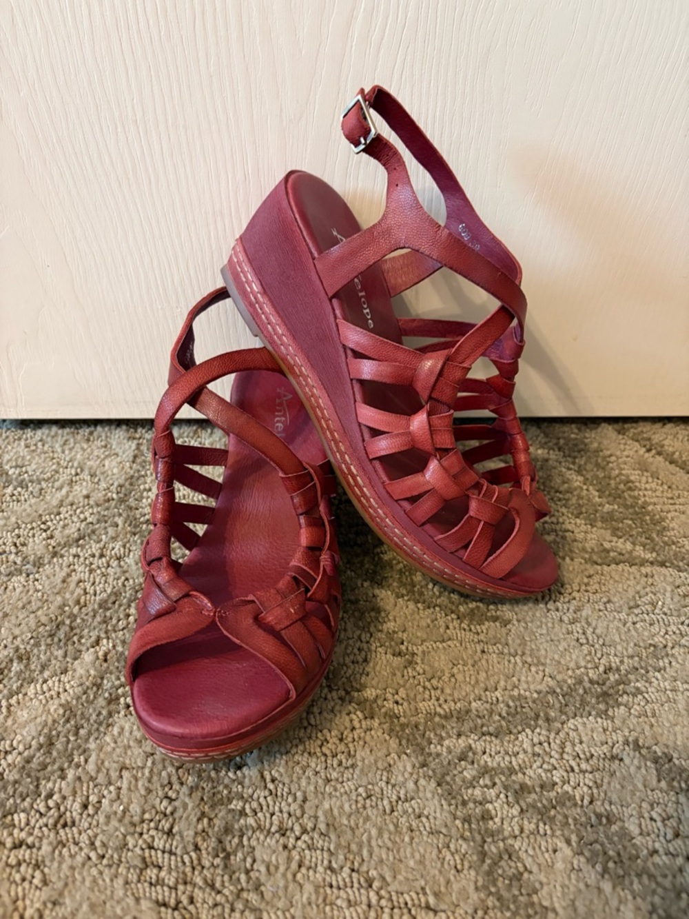 Antelope braided leather sandals